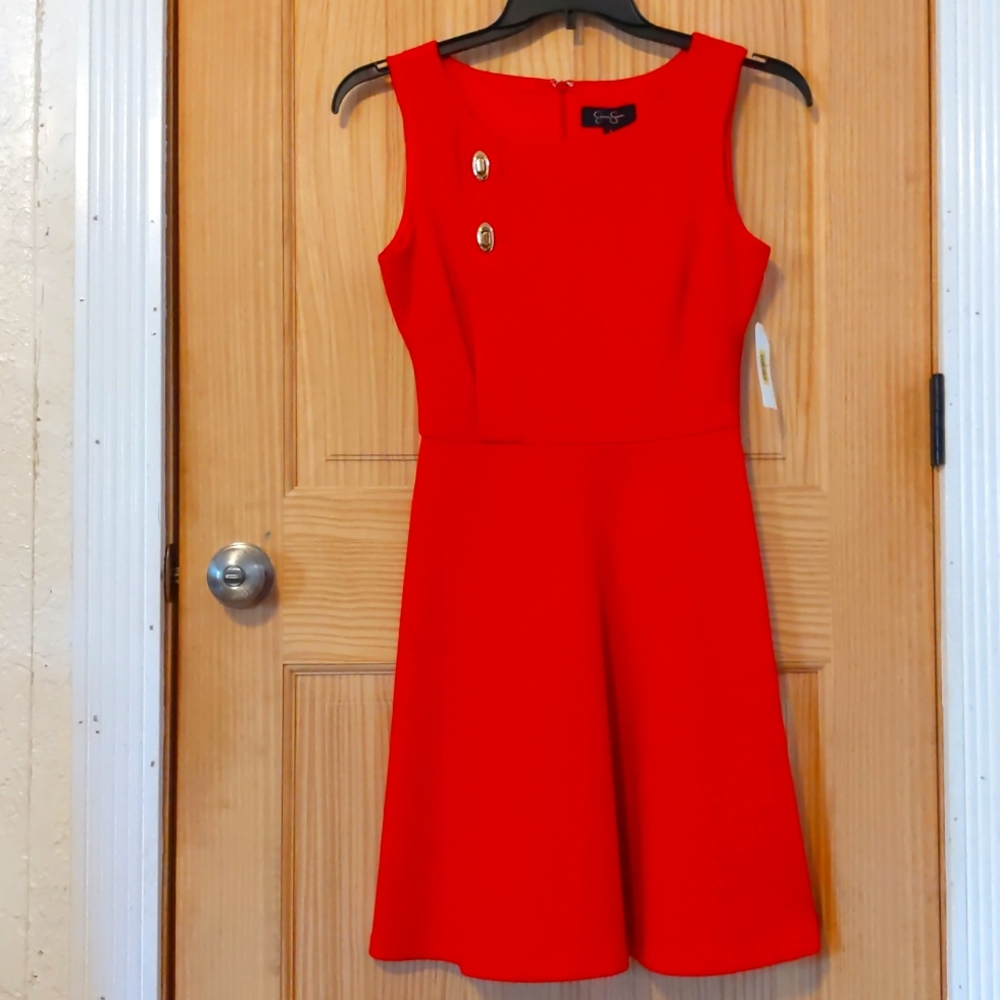 New Jessica Simpson Women's Red Dress Size 2